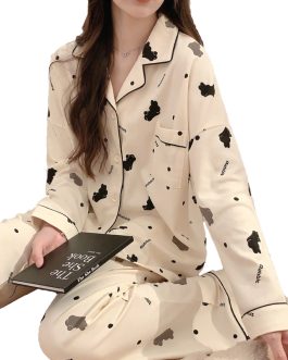 Women's long sleeved long pants loose suit