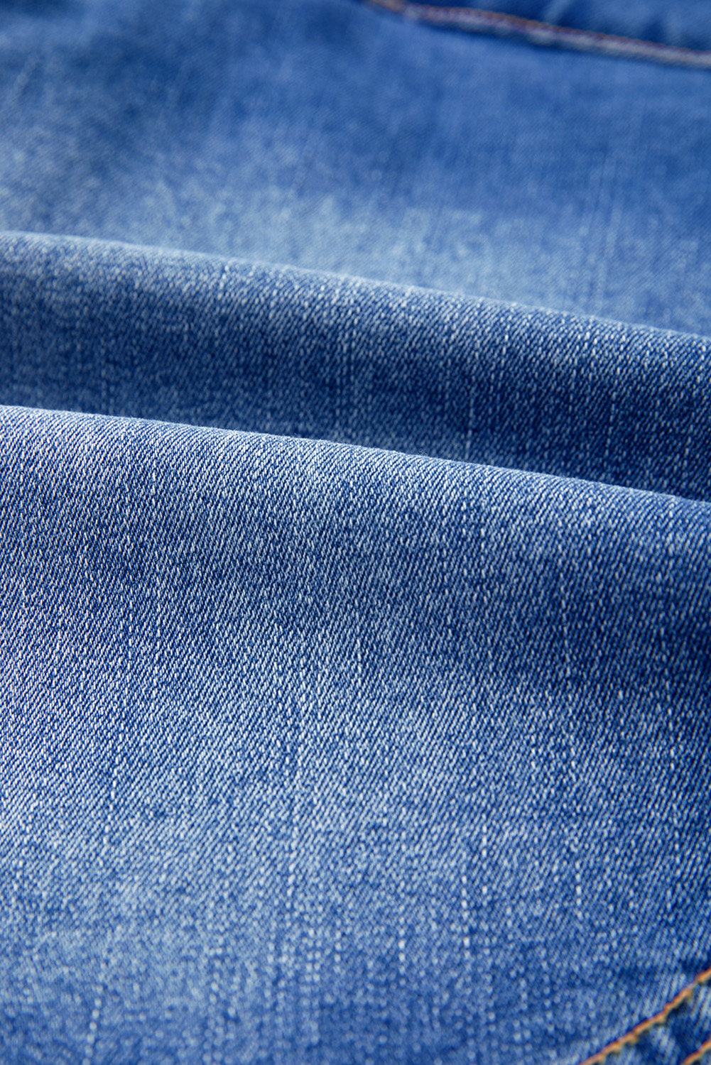 Ashleigh Blue Wrapped Crossed Waist Denim Mini Skirt - Image 5