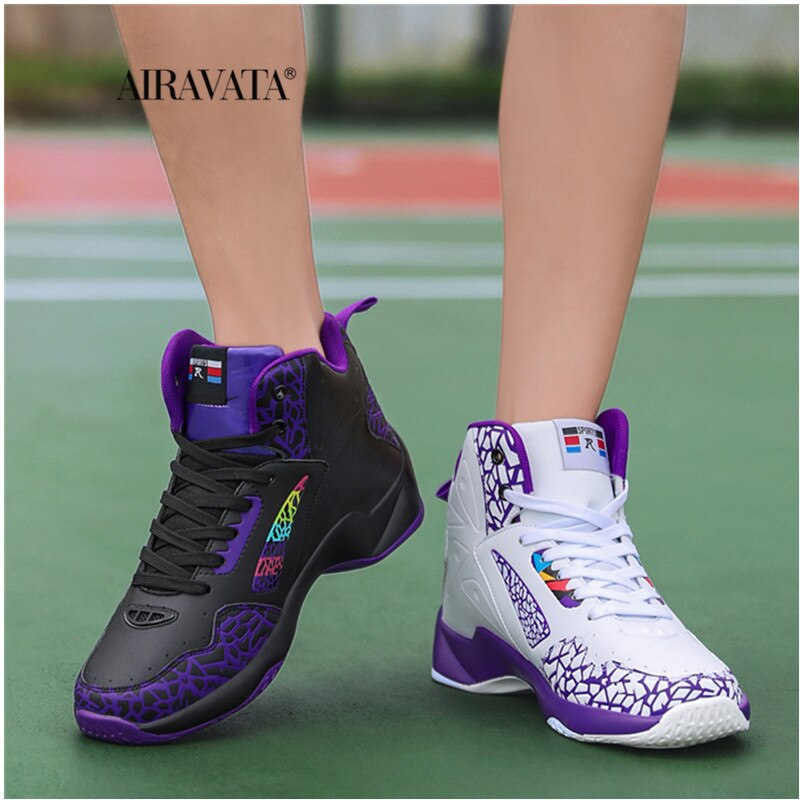 Sneakers Fashion Leather Basketball Shoes Men Comfortable Casual Sports Trainers Non-slip Wear-resisitant - Image 7