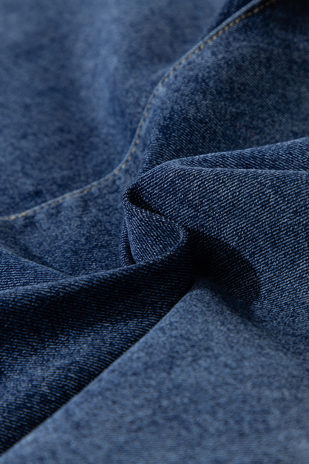 Ashleigh Blue Faux Wrapped Mini Denim Skort - Image 7