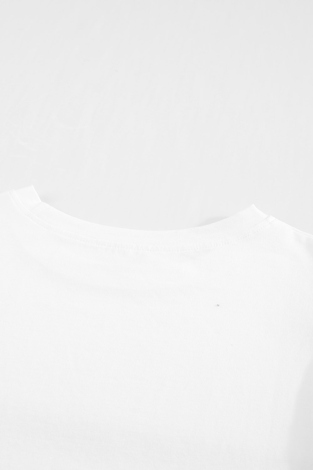 White Hollow Out Ruffle Sleeve T-shirt - Image 8