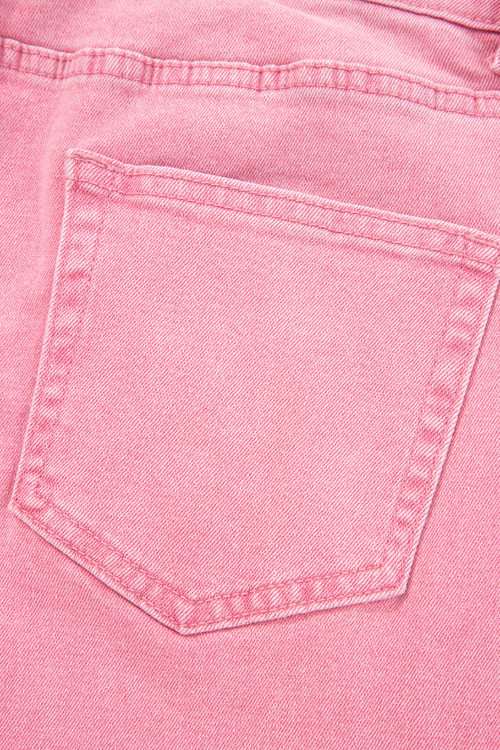 Peach Blossom Acid Washed High Rise Cropped Wide Leg Jeans - Image 8