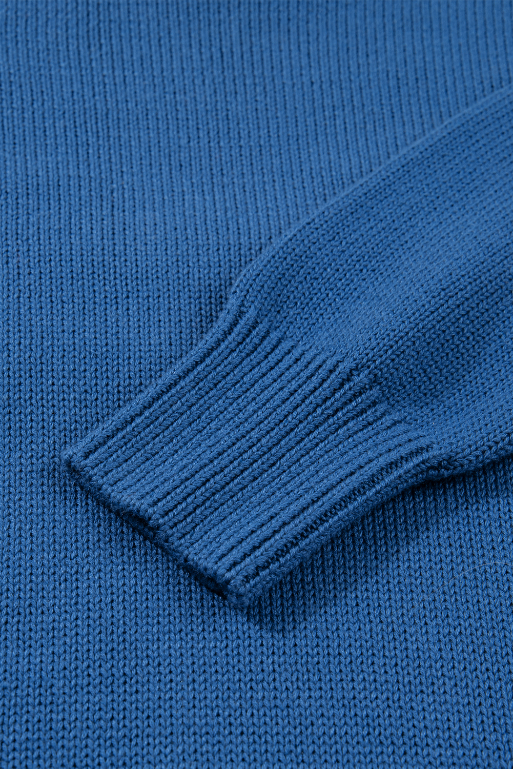 Dusk Blue Howdy Embroidered Graphic Western Sweater - Image 5