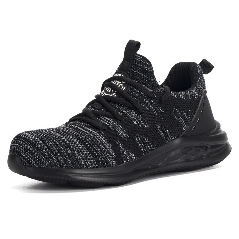 men safety shoes steel toe cap breathable women work boots sneakers casual male shoes - Image 7
