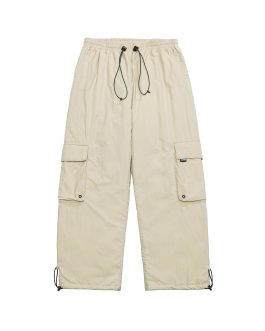 Outdoor Warmth Insulated Straight Leg Cargo Pants for Men