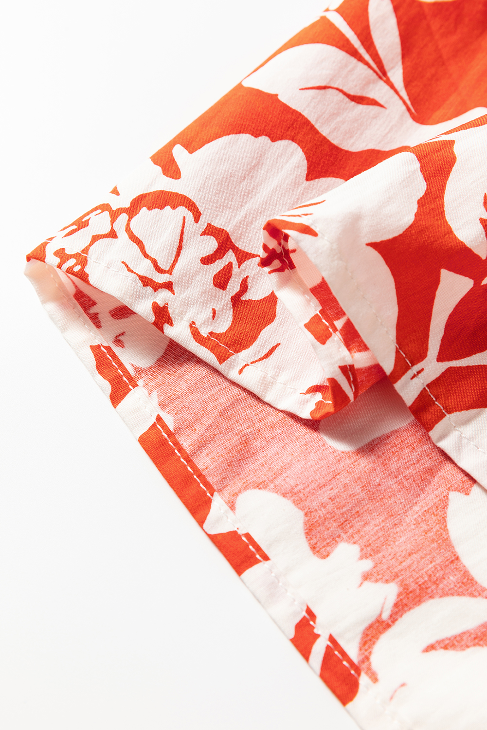 Red High Split Floral Western Cowgirl Maxi Skirt - Image 8