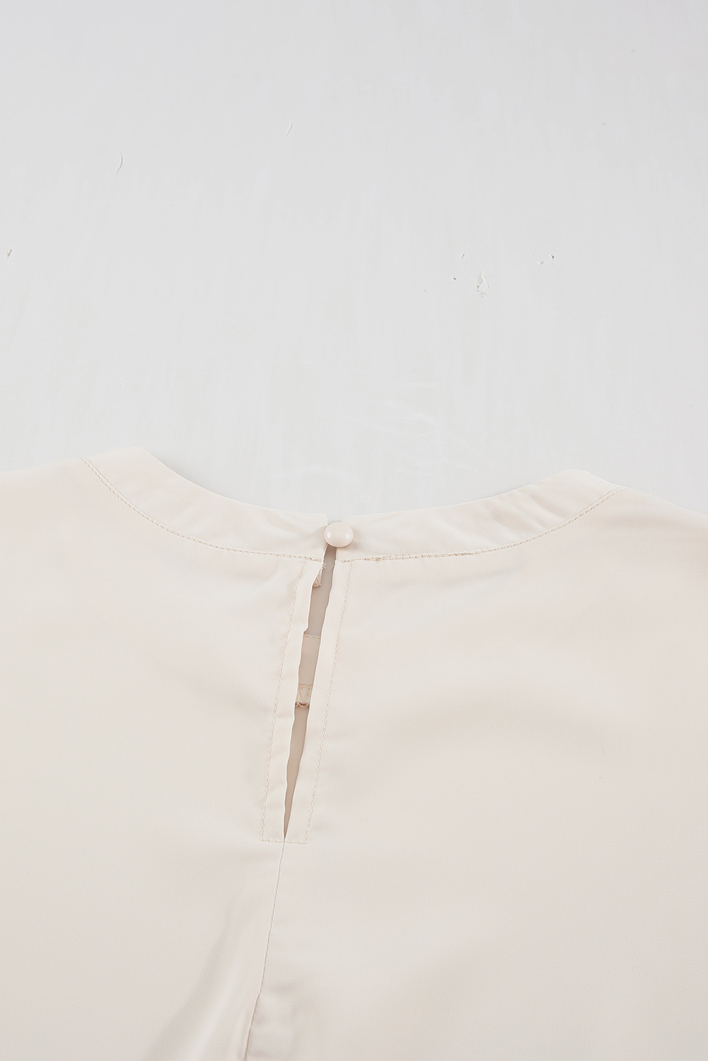 White Floral Lace Sleeve Patchwork Top - Image 8