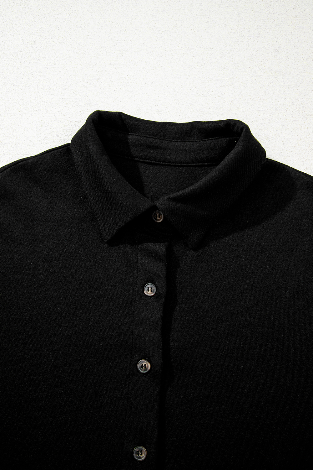 Black 3 Pcs Crop Tank Top Shorts with Cardigan Lounge Set - Image 8