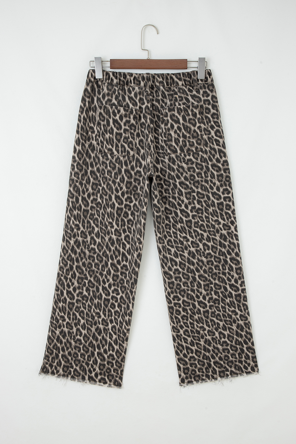 Yellow Leopard Straight Loose Leg Jeans - Image 2
