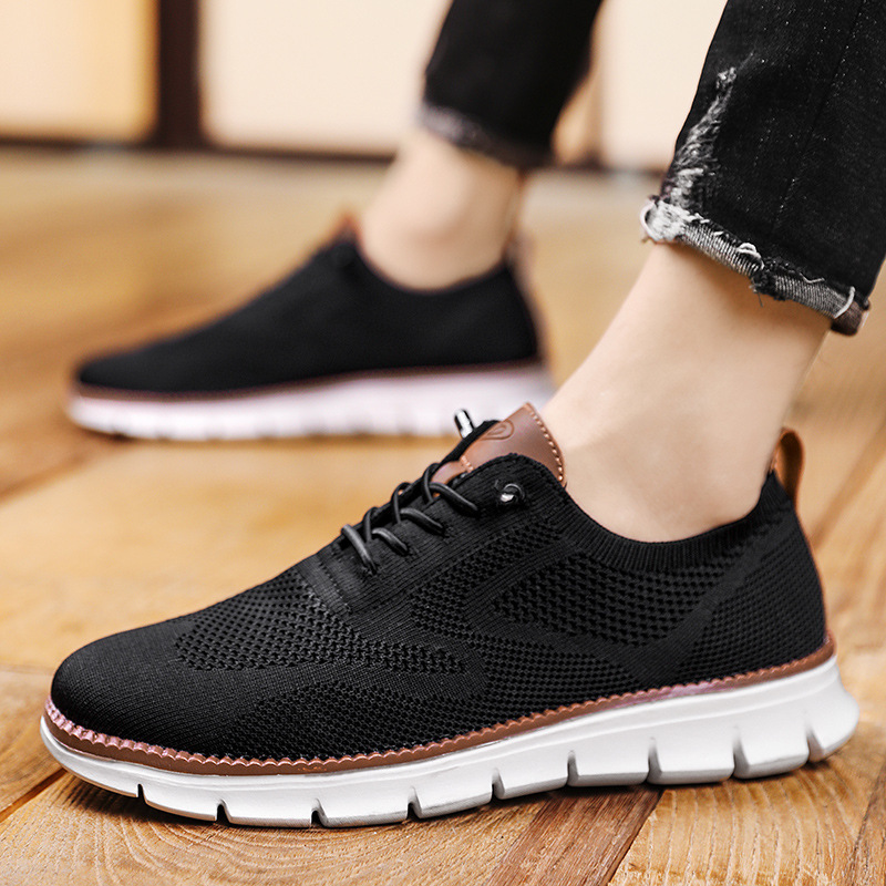 Men Casual Sports Shoes Large Size39-48 Anti Slip Wear-Resistant Breathable Cushioning Color Casual Sports Shoes - Image 4