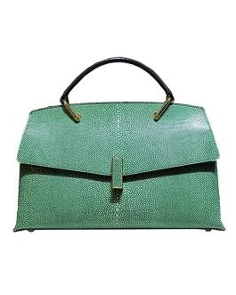 Pearl Fish Leather Pattern Women Handbags Shell Bag Cowhide Leather Lady Shoulder Messenger Bag Large Capacity Fashion Bags