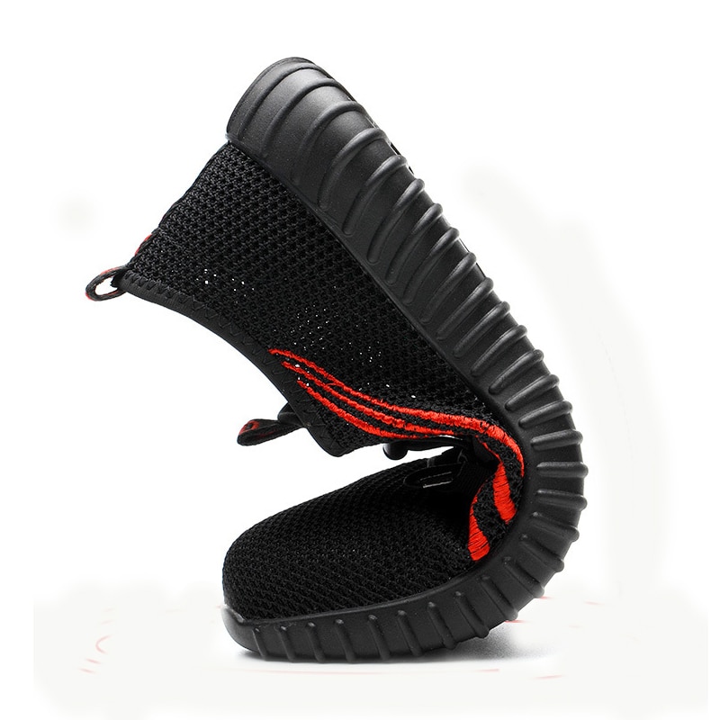 Men's Breathable Work Safety Shoes Men Outdoor Anti-slip Steel Puncture Proof Construction Safety Boots Shoes - Image 6