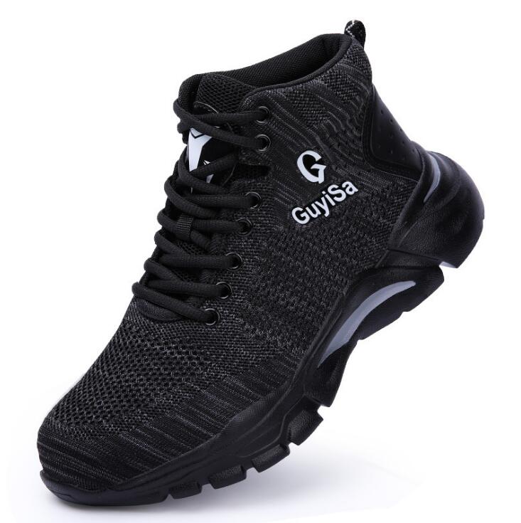 Lightweight Safety Shoes Men Winter Shoes 2020 New Work Safety Boots Male Steel Toe Shoes Anti-puncture Work Sneakers Men Boots - Image 7
