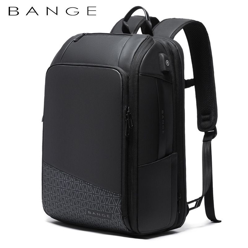 New Backpack Business Casual Backpack Fashion Large Capacity USB Oxford Cloth Backpack Men's Backpack - Image 3