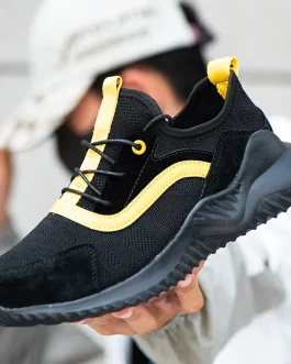 Work Safety Shoes For Men woman Air Mesh Breathable Steel Toe Cap Boots