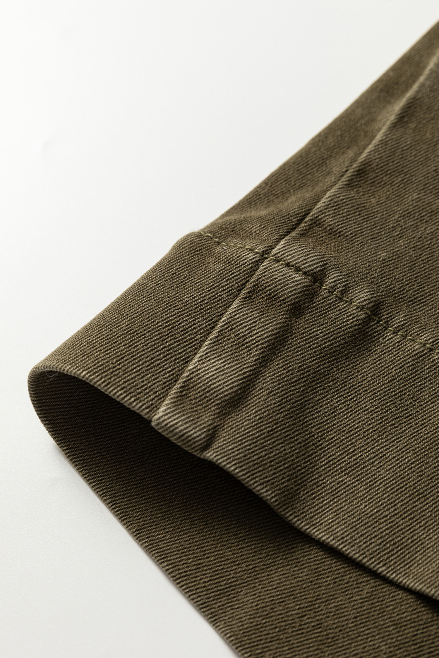 Jungle Green Double Waistband Loose Straight Jeans - Image 12