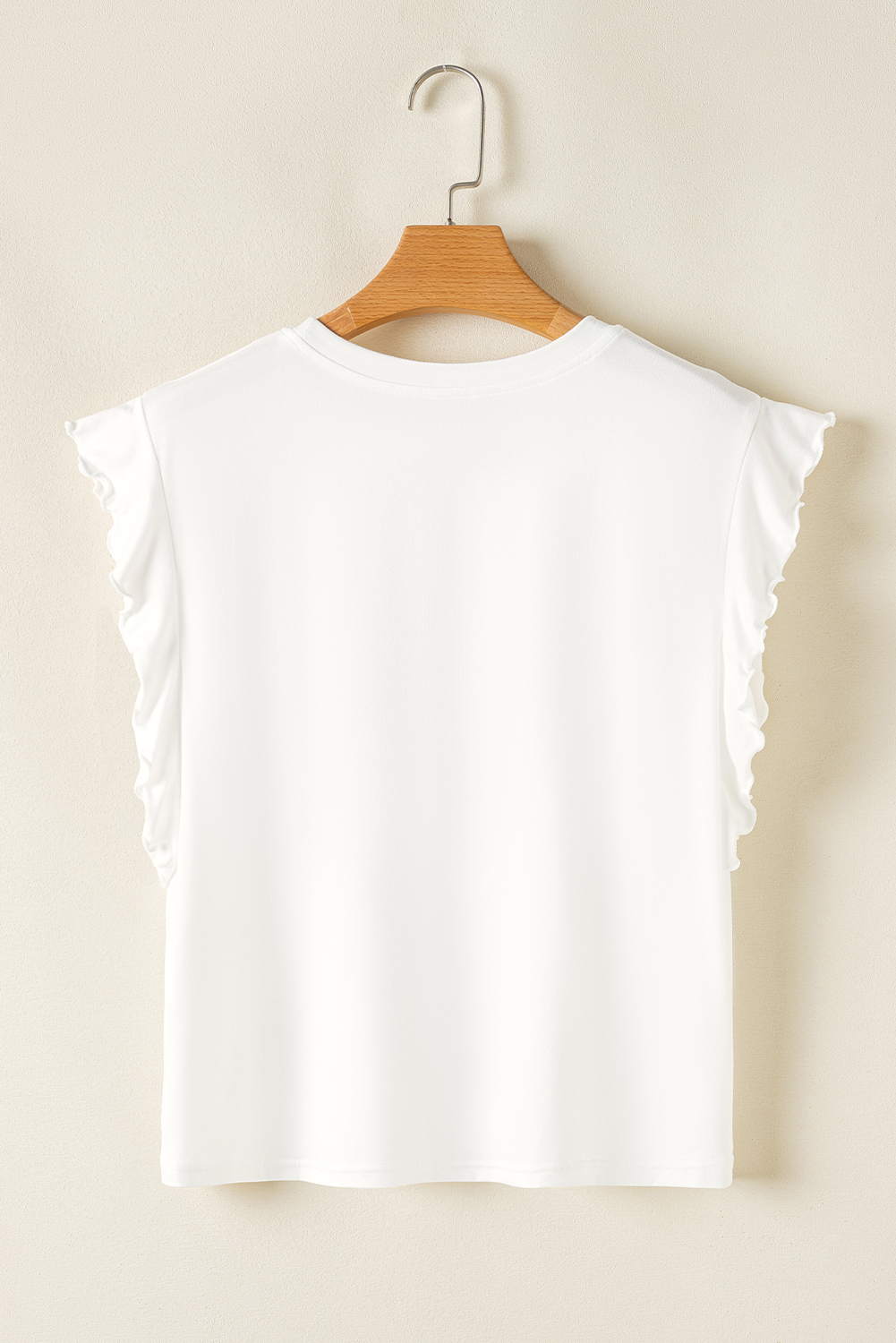 Red Ruffled Tank Top And Heart Print Pants Lounge Set - Image 6