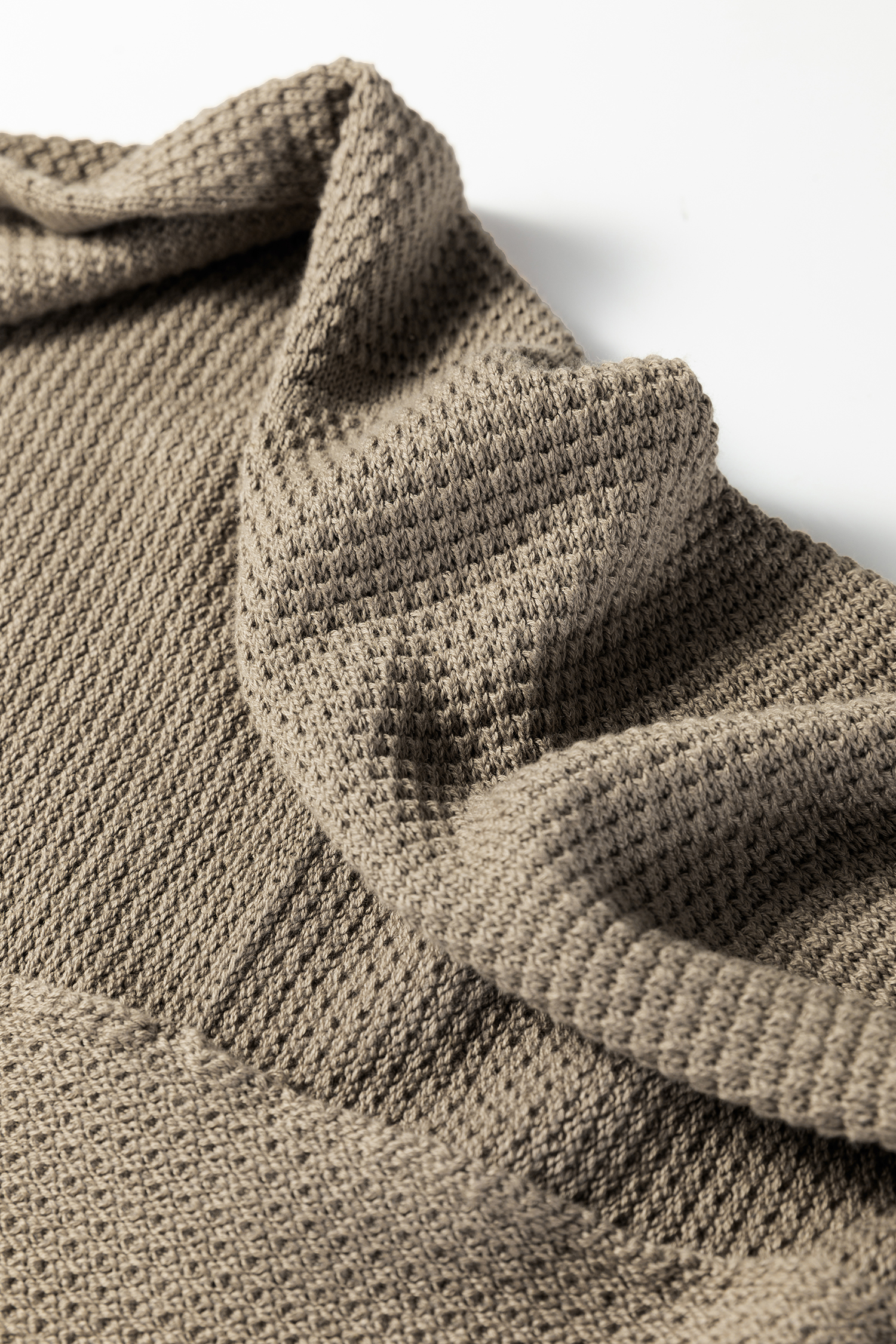 DUNE Solid Color Textured Knit Open Front Oversize Midi Sweater Cardigan - Image 13