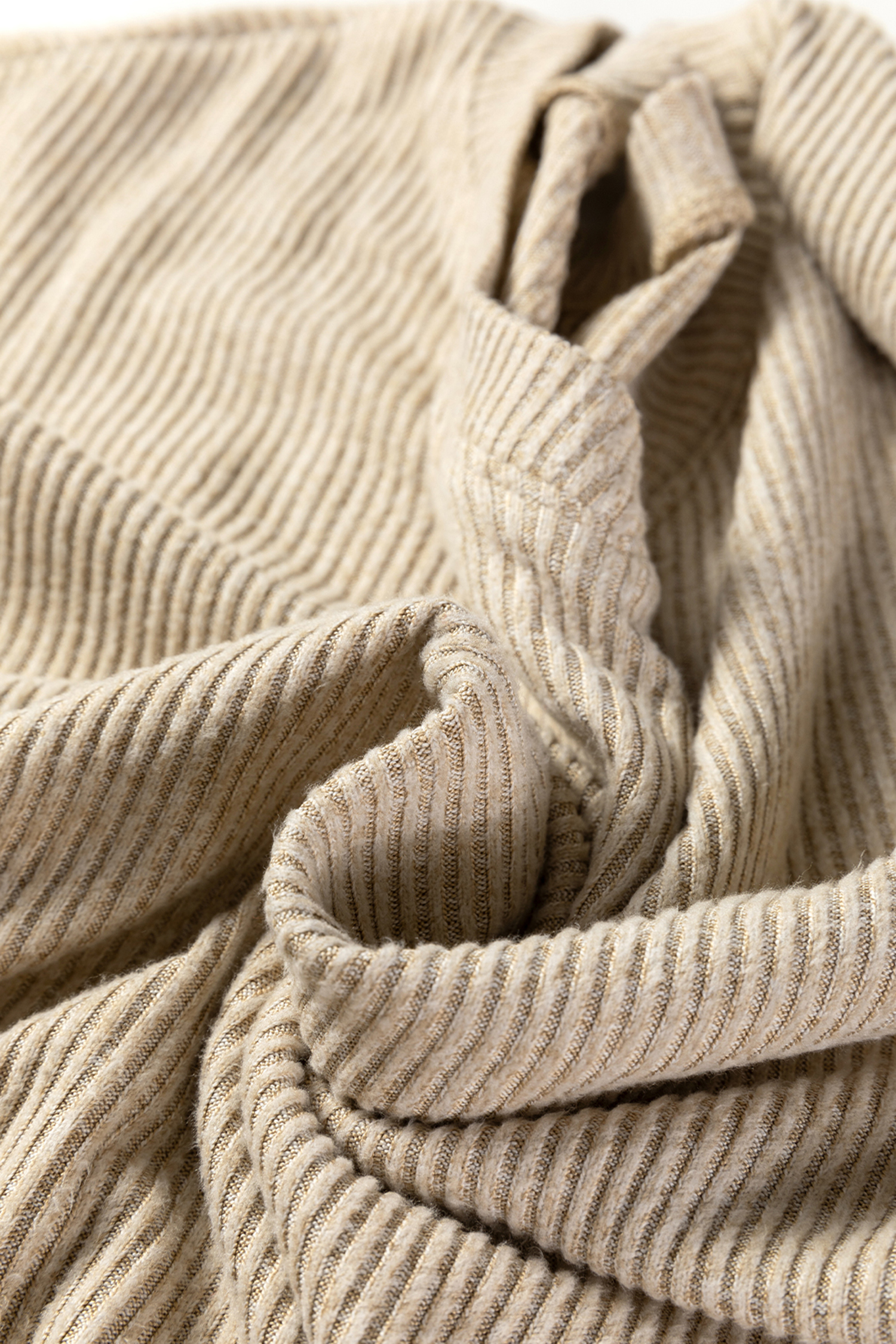 Jet Stream 3D Ribbed V Neck Pullover Drawstring Pants 2 Piece Lounge Set - Image 6