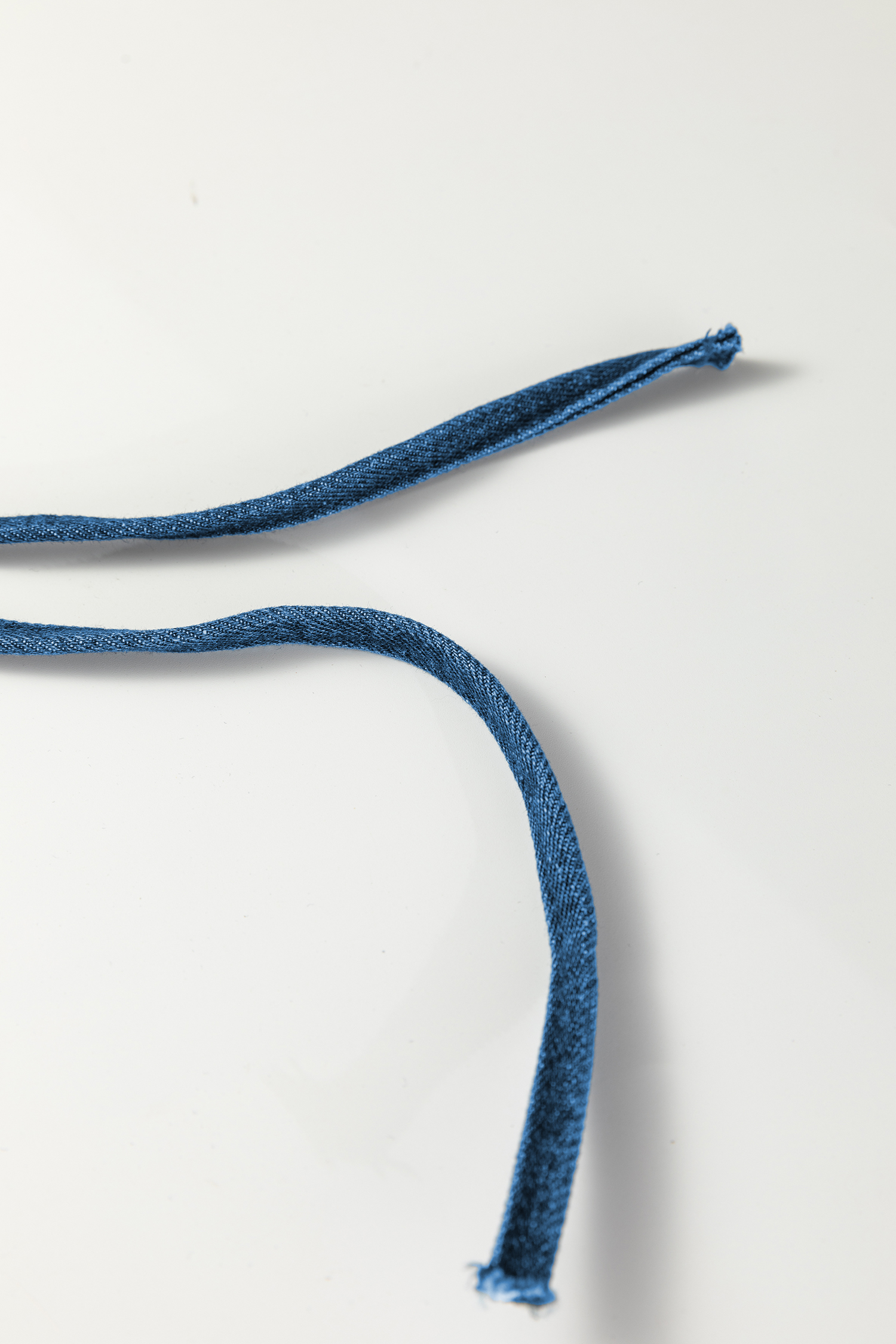 Sail Blue Checkered Side Panel Patchwork Drawstring Loose Denim Pants - Image 11